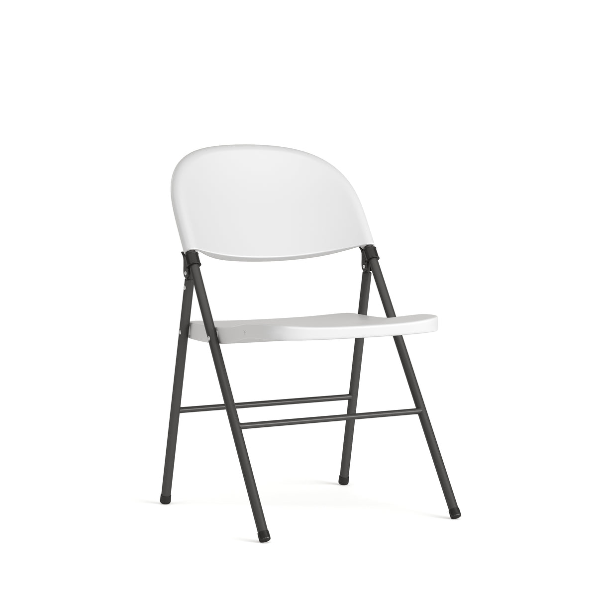 Flash Furniture HERCULES Series Plastic Folding Chair White Box of 6