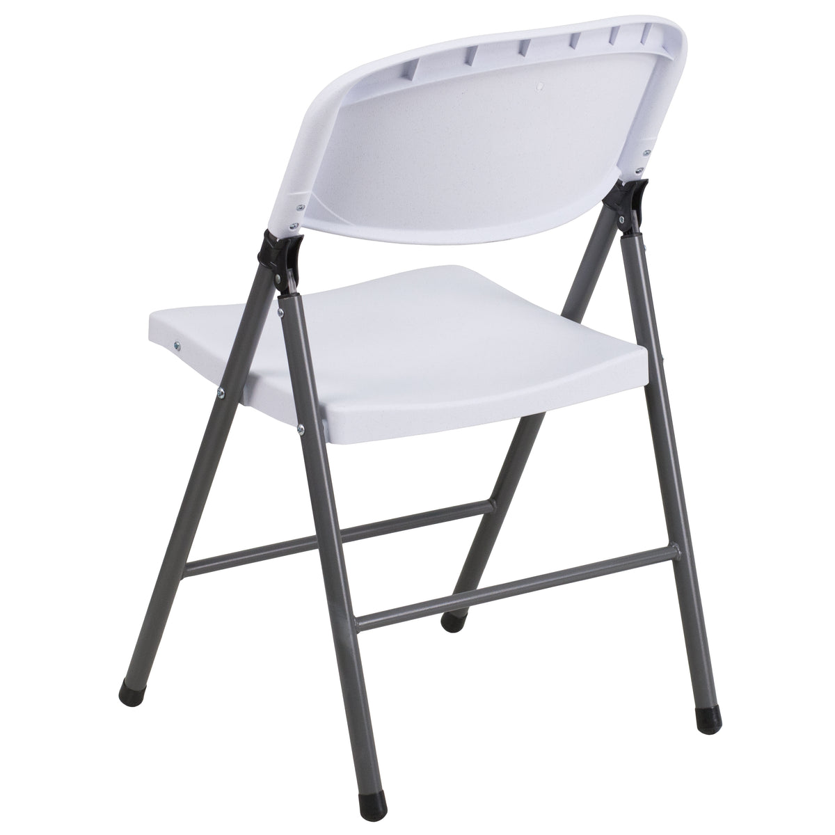 Flash Furniture HERCULES Series Plastic Folding Chair White Box of 6