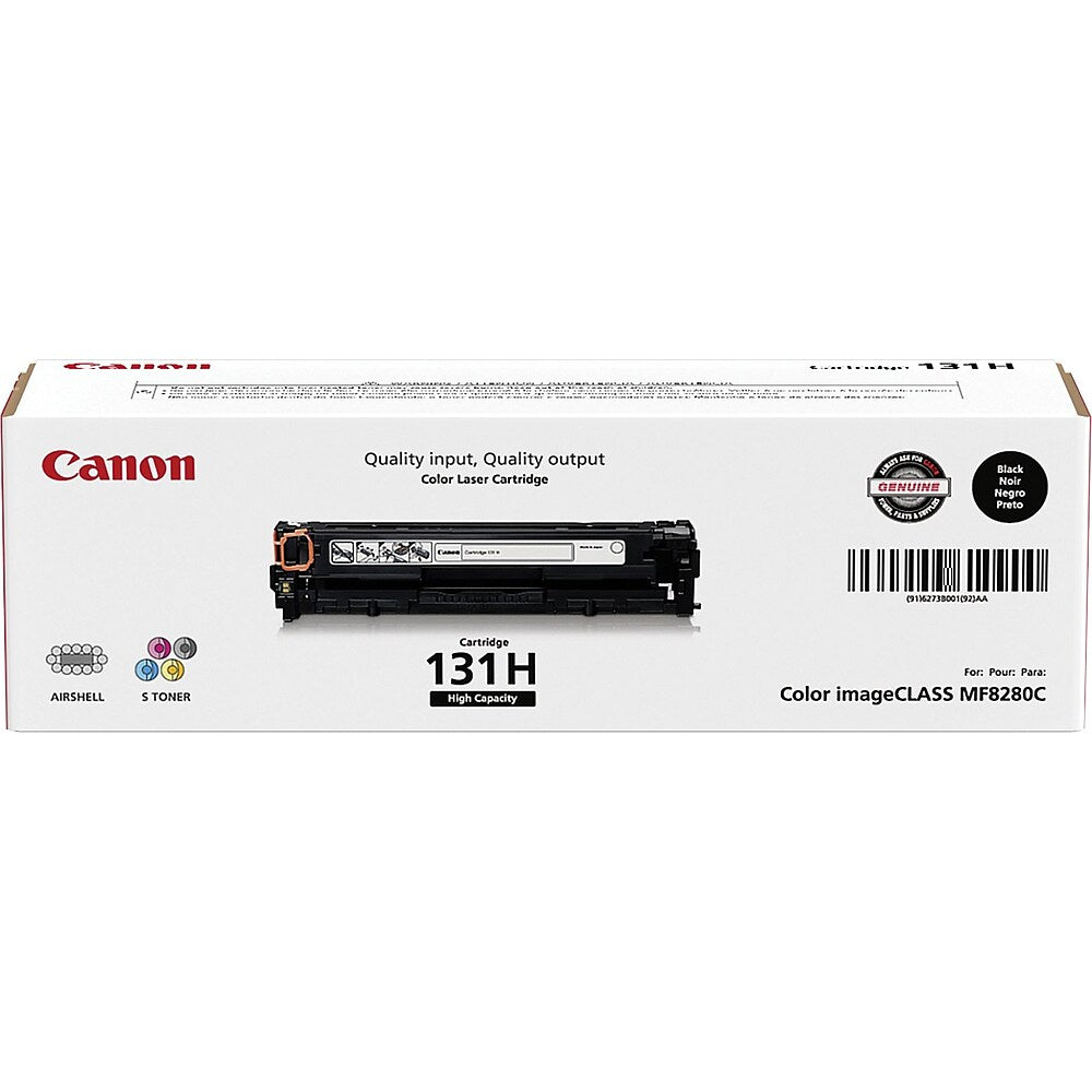 Canon 131 Black High Yield Toner Cartridge
