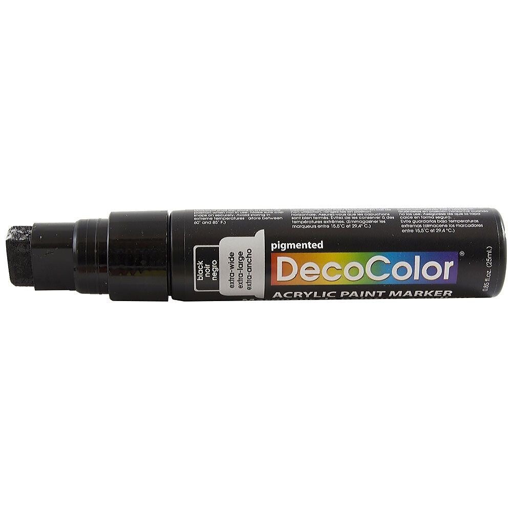 JAM Paper Marvy Uchida Acrylic Paint Marker Jumbo Point Black