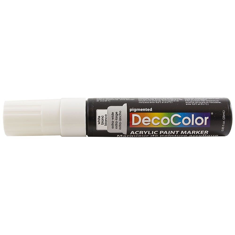 JAM Paper Marvy Uchida Acrylic Paint Marker Jumbo Point White