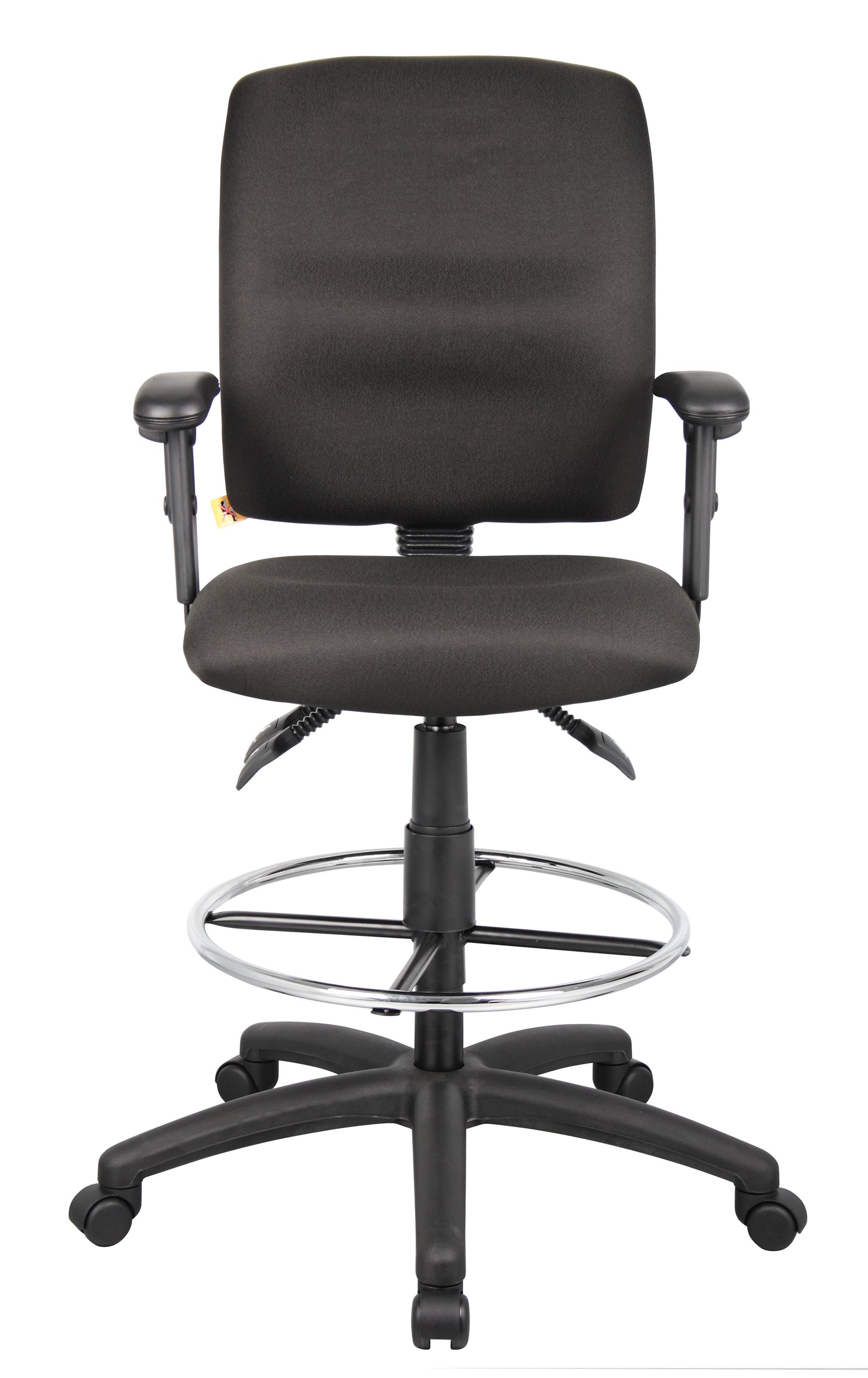 Nicer Interior Multi-Function Fabric Drafting Chair Black
