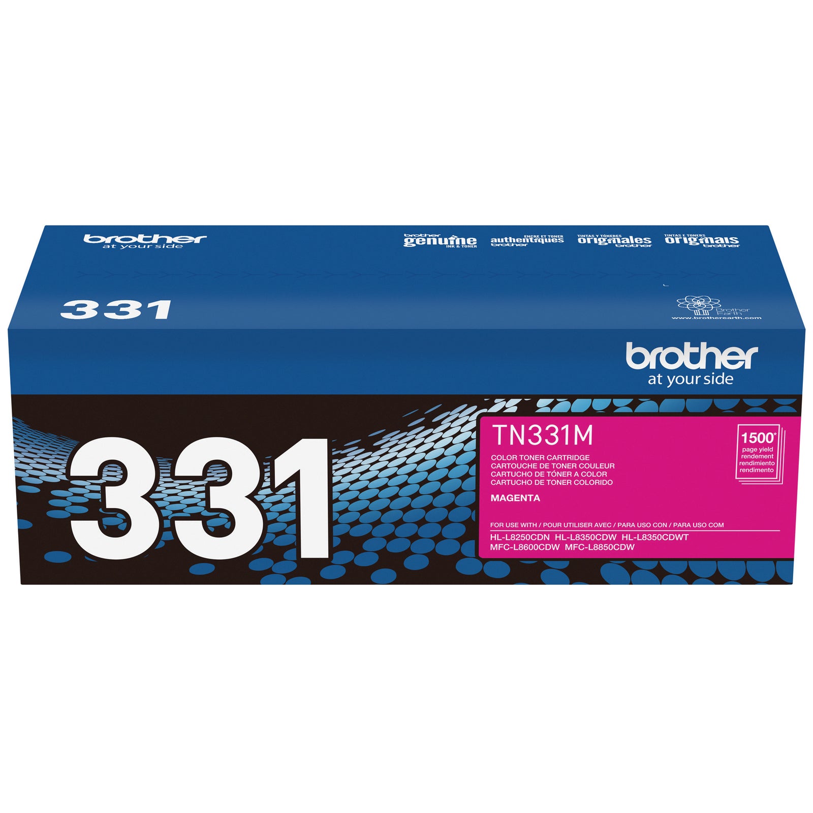 Brother TN331 Standard-Yield Magenta Toner Cartridge