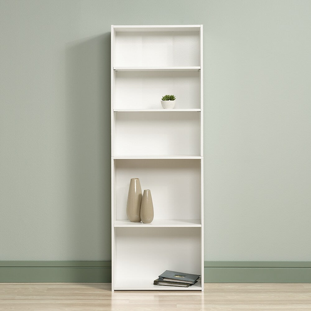Sauder Beginnings 5 Shelf Bookcase Soft White