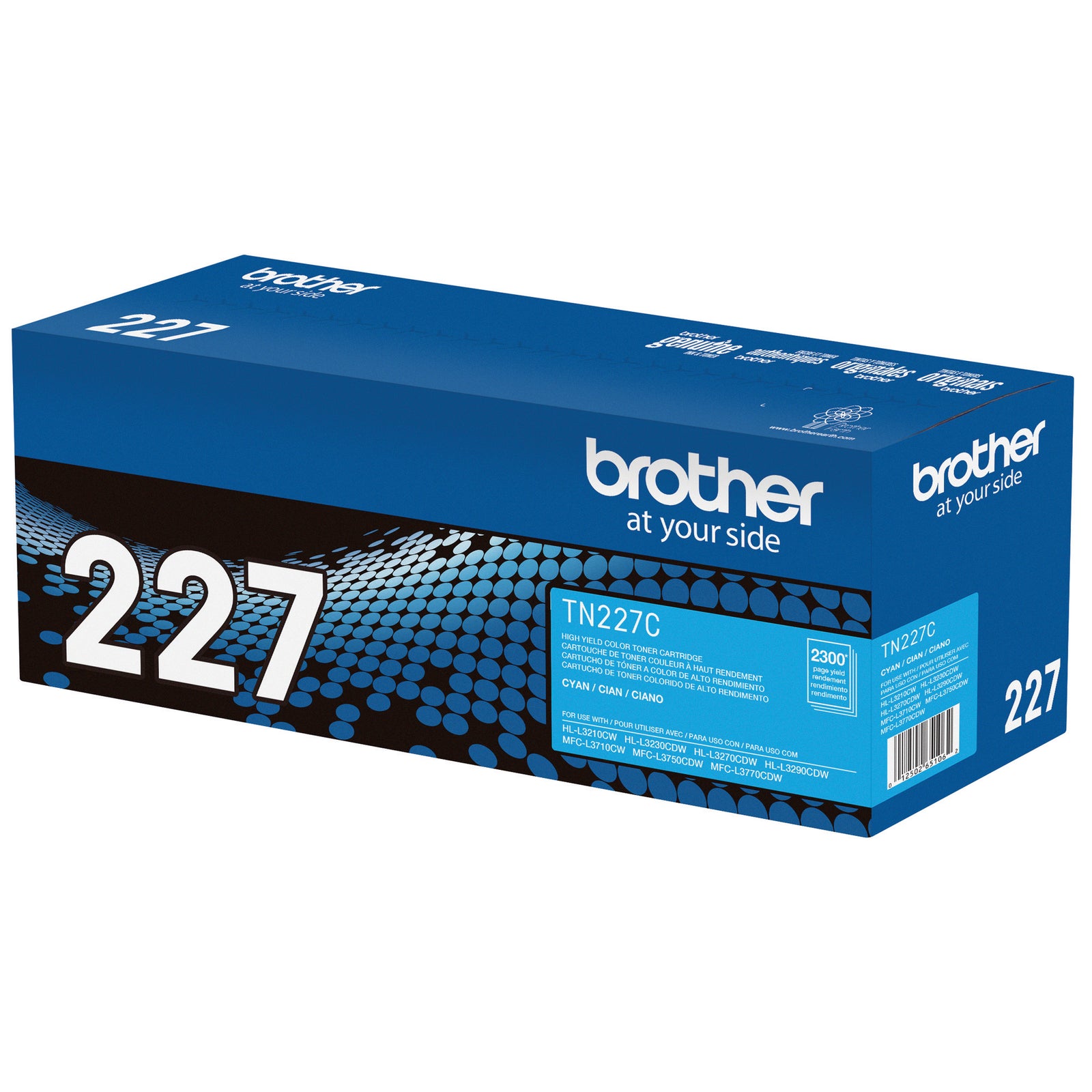 Brother TN227C High Yield Toner Cartridge Cyan