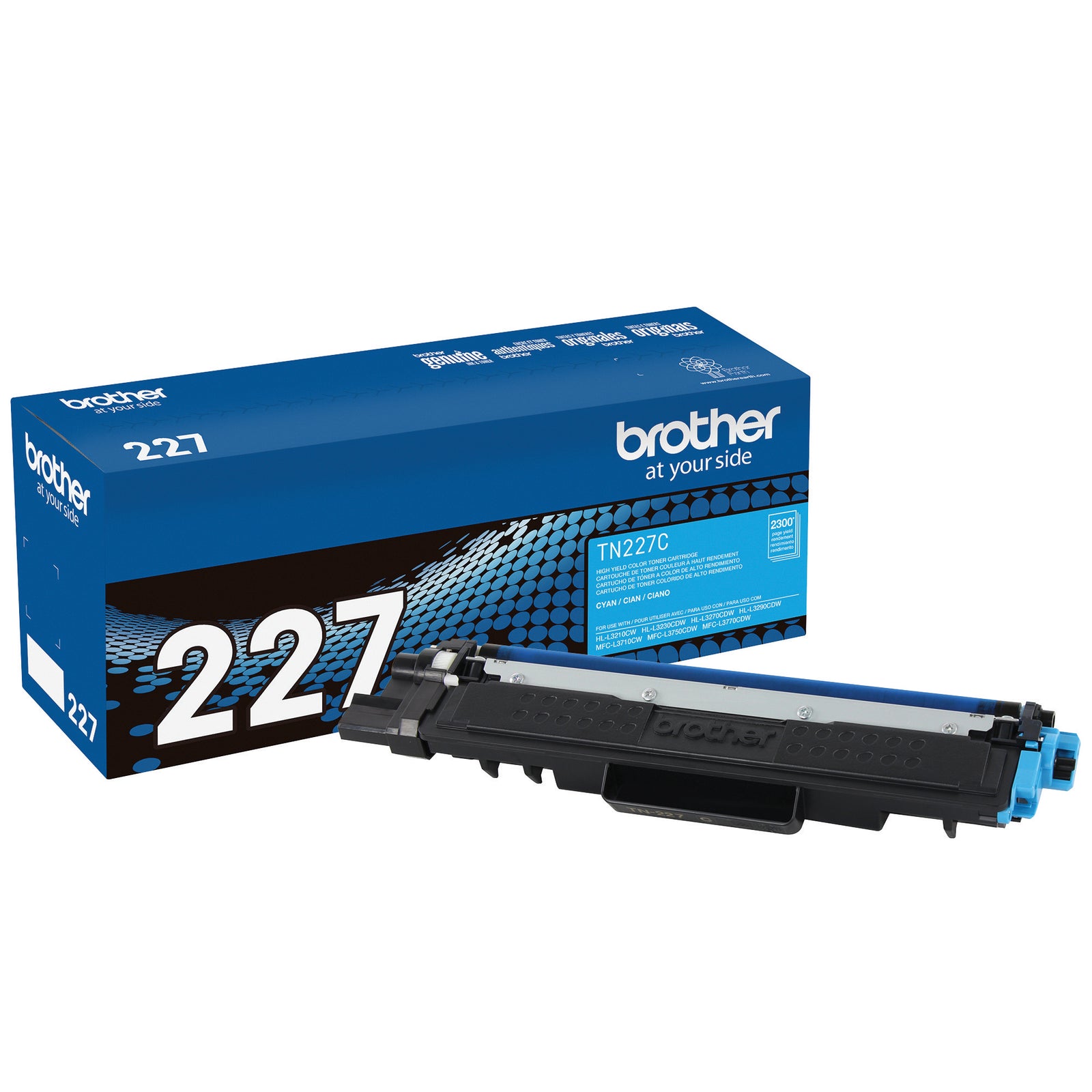 Brother TN227C High Yield Toner Cartridge Cyan