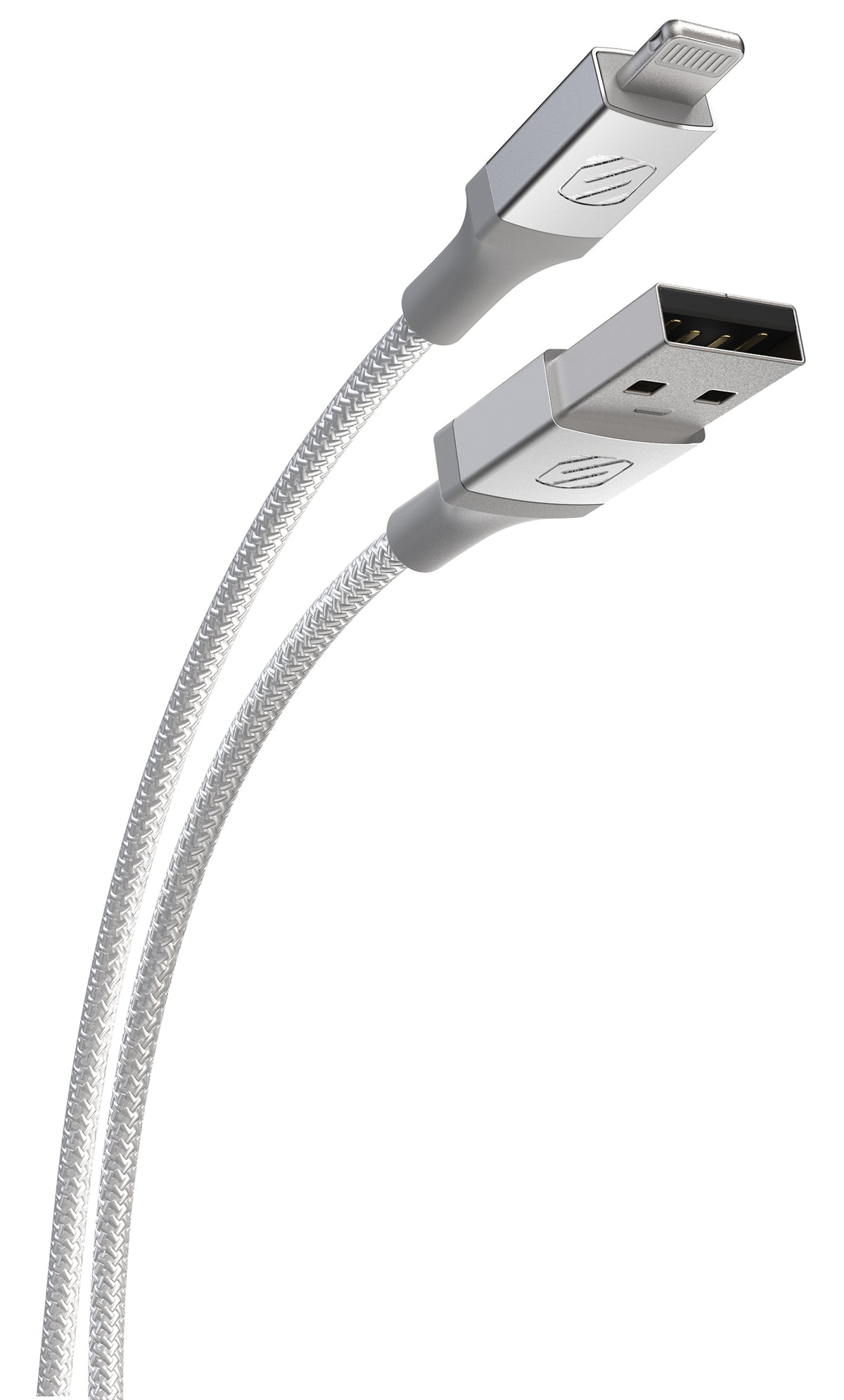 Scosche 4ft USB A to Lightning Braided Cable