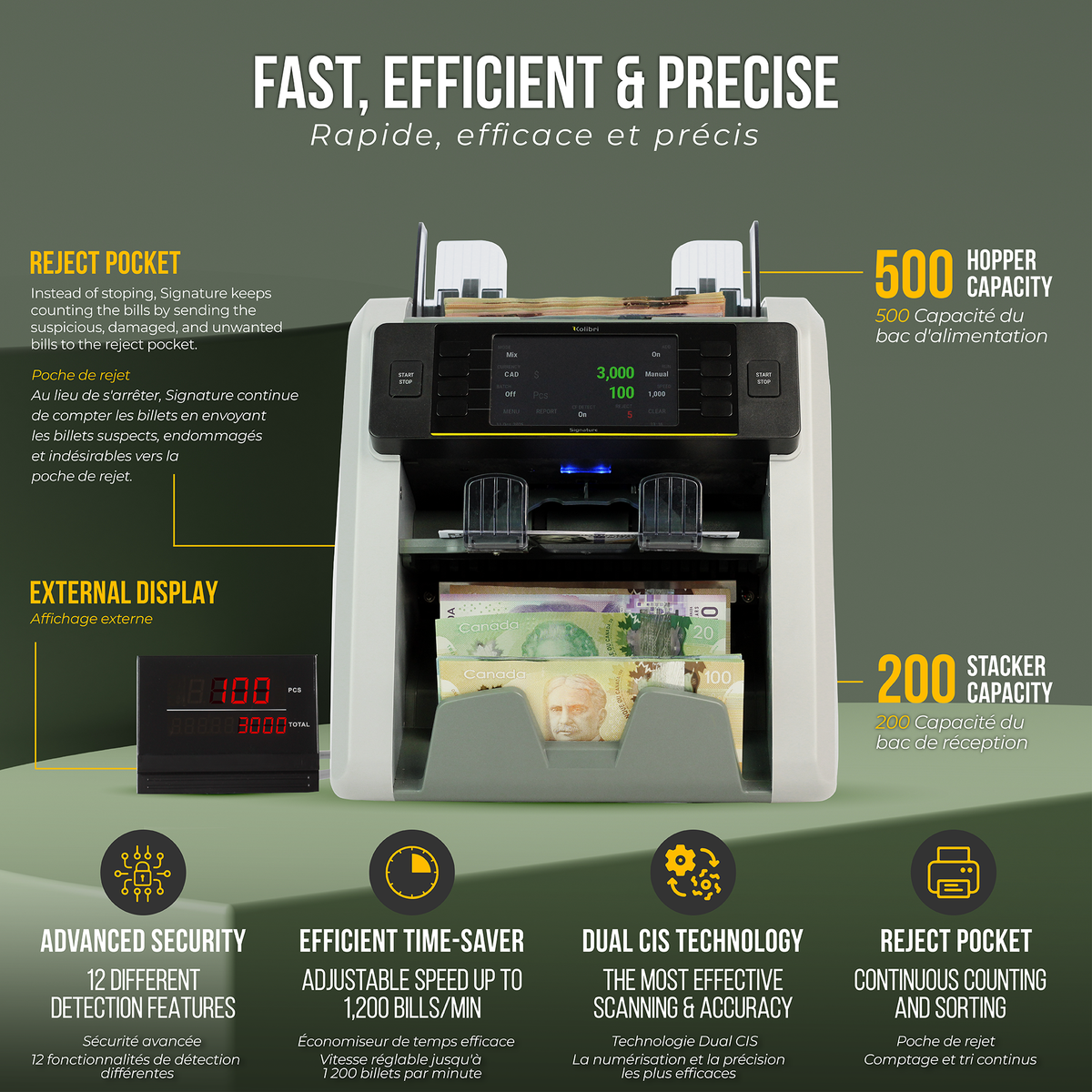 Kolibri Signature V2 Currency Counter