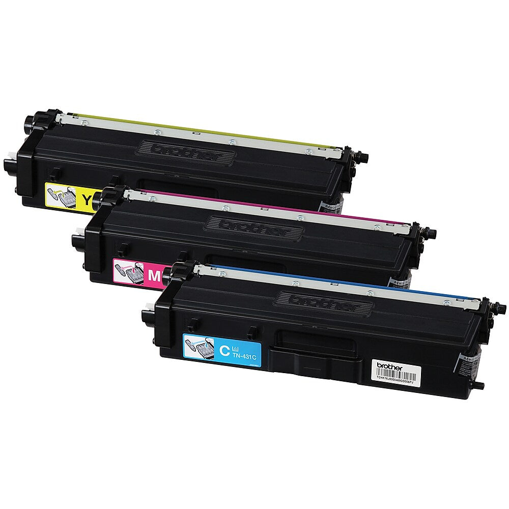 Brother TN431 Standard Yield Colour Toner Cartridges 3 Pack