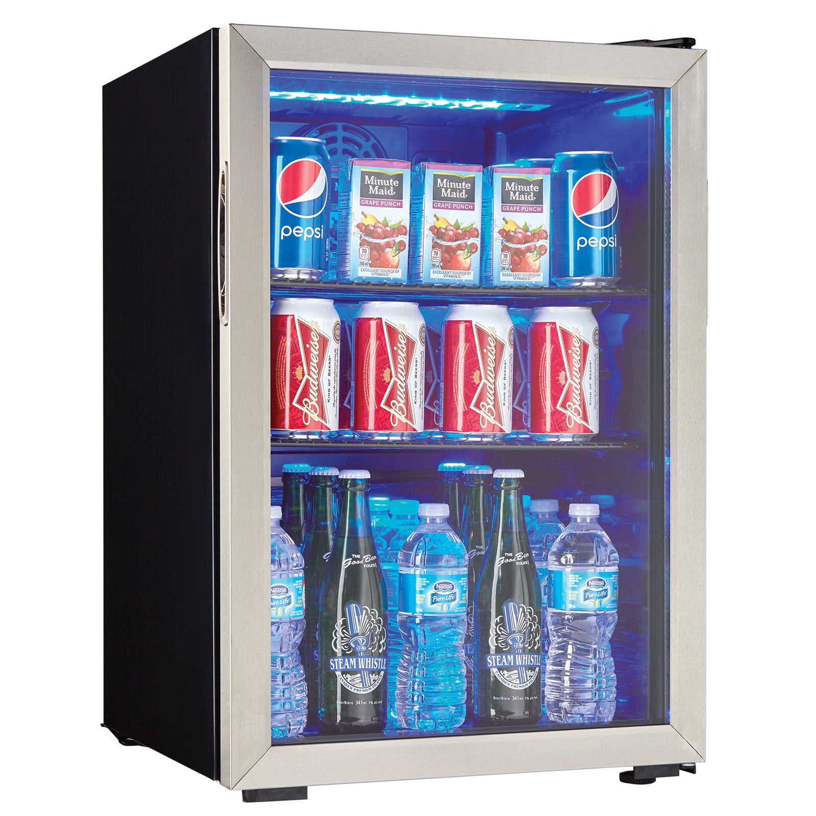 Danby 2.6 cu ft Free Standing Beverage Center Stainless Steel