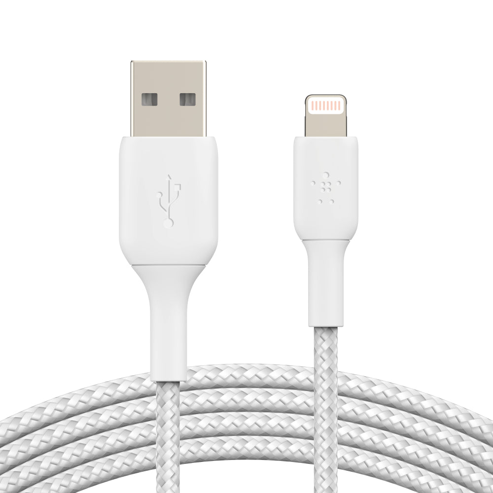 Belkin 3&#39; Lightning To USB-A Cable White