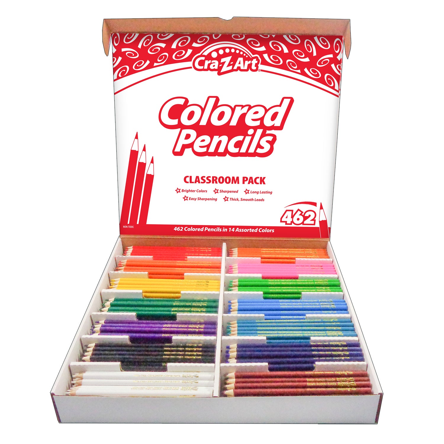 Cra-Z-Art 462 Pack Coloured Pencils 14 Assorted Colours
