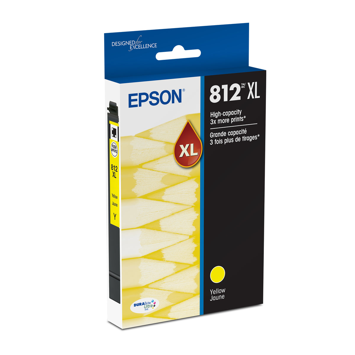 Epson T812 Ink Cartridge High Capacity Yellow