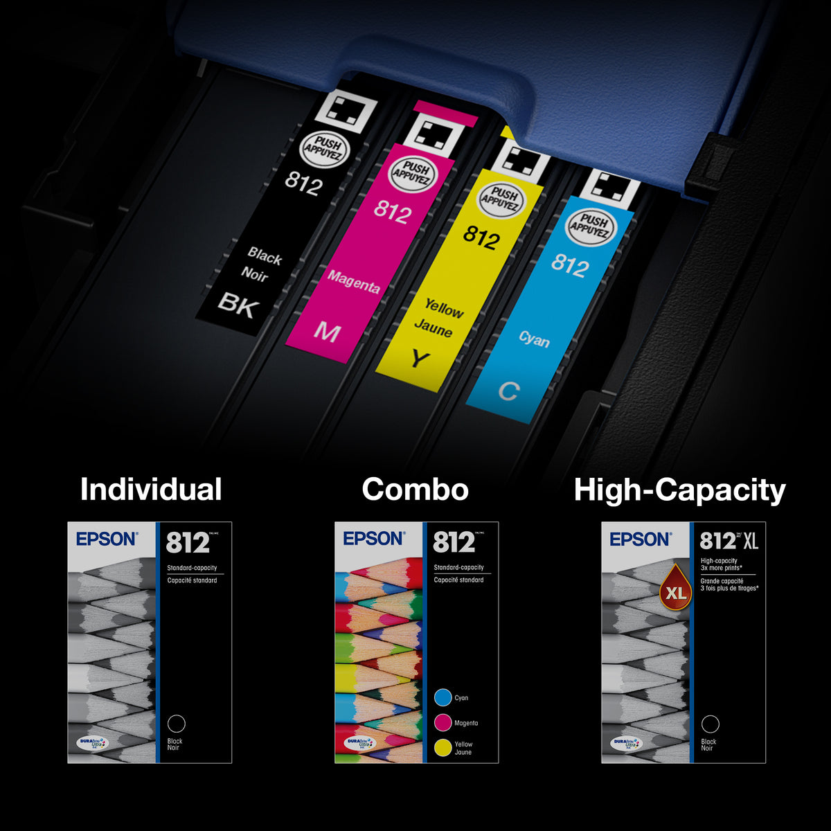 Epson T812 Ink Cartridge High Capacity Yellow