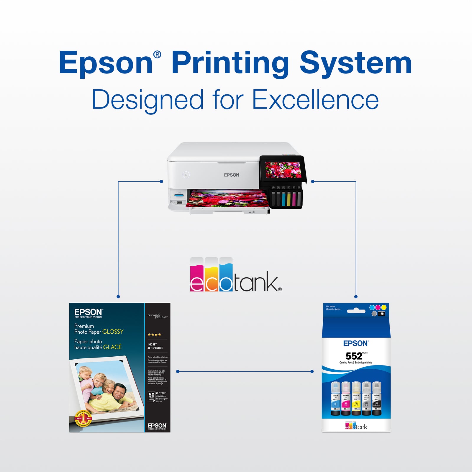 Epson T552 Ink Bottle Black
