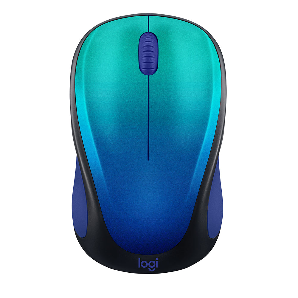 Logitech Design Collection Limited Edition Wireless Mouse Blue Aurora