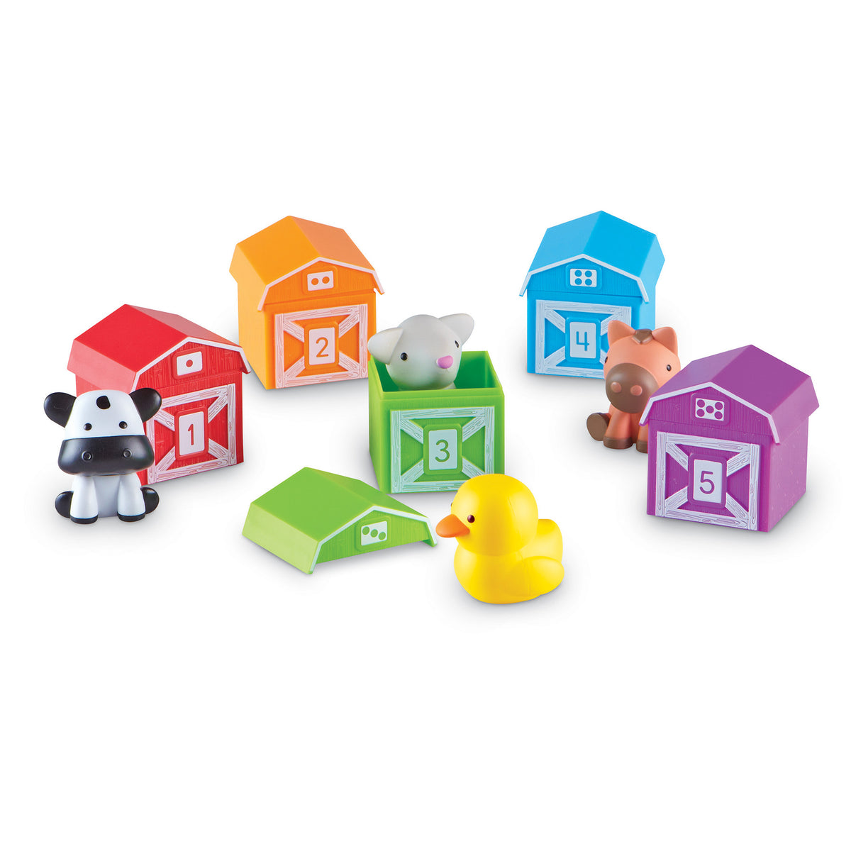 Learning Resources LER6805 Peekaboo Learning Farm