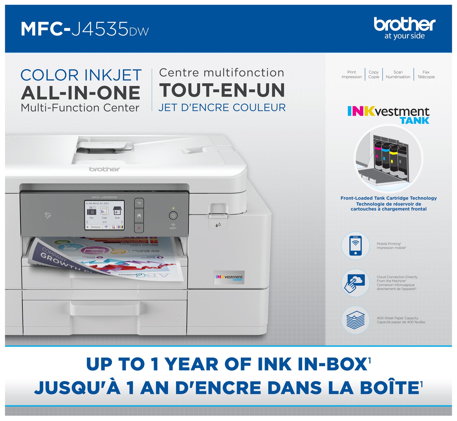 Brother MFC-J4535DW All-in-One Inkjet Printer