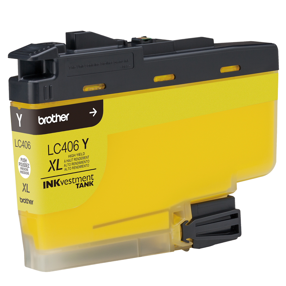 Brother Genuine LC406XLYS High Yield Yellow Ink Cartridge