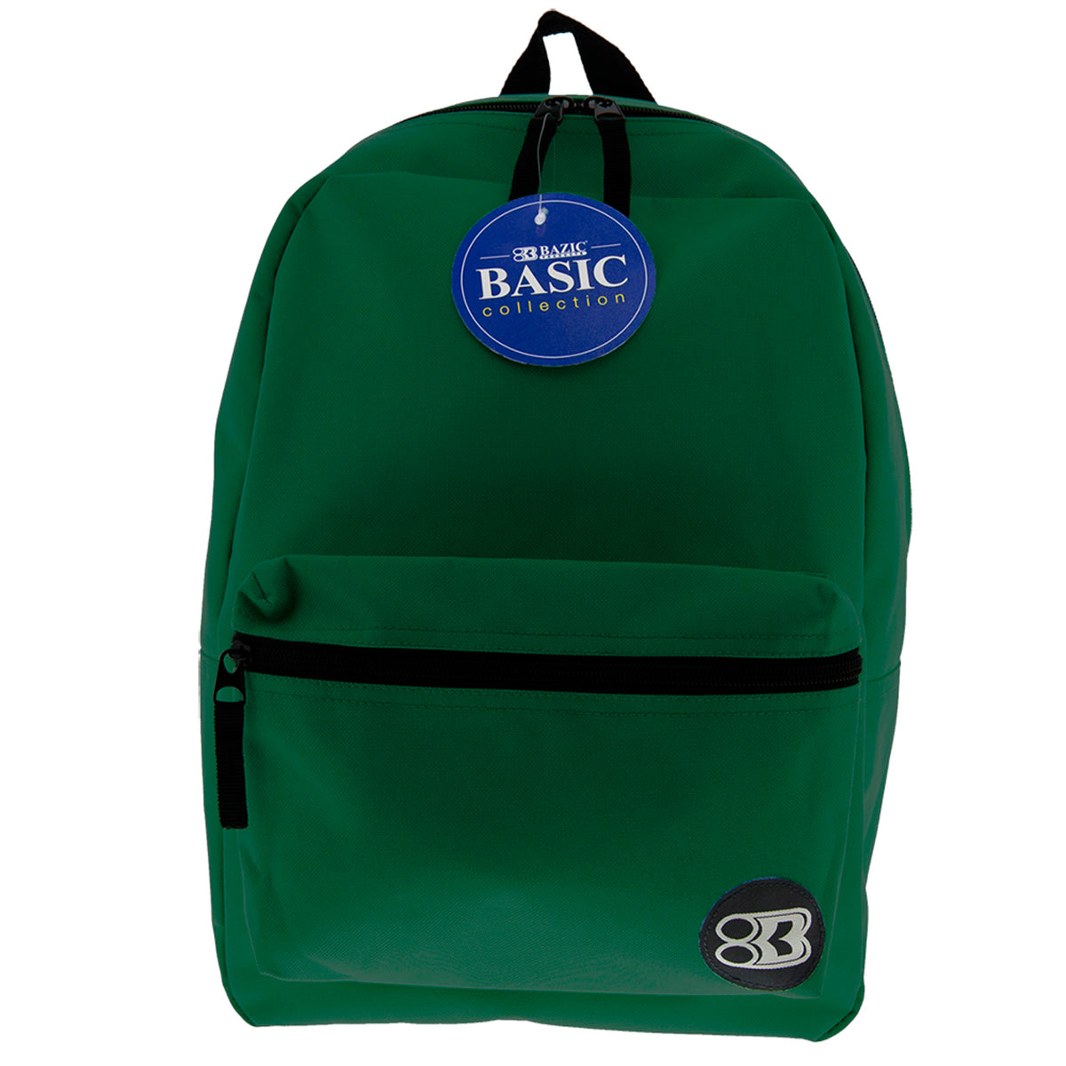 BAZIC Products Basic 16" Backpack Green
