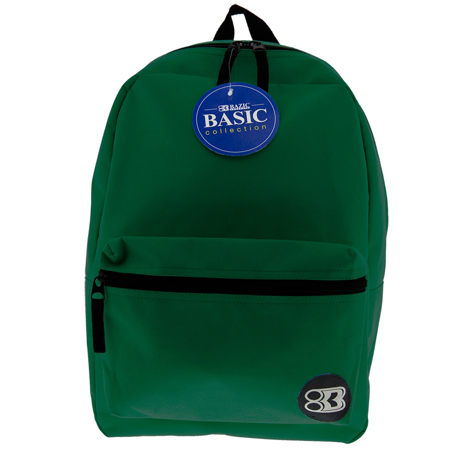 BAZIC Products Basic 16" Backpack Green