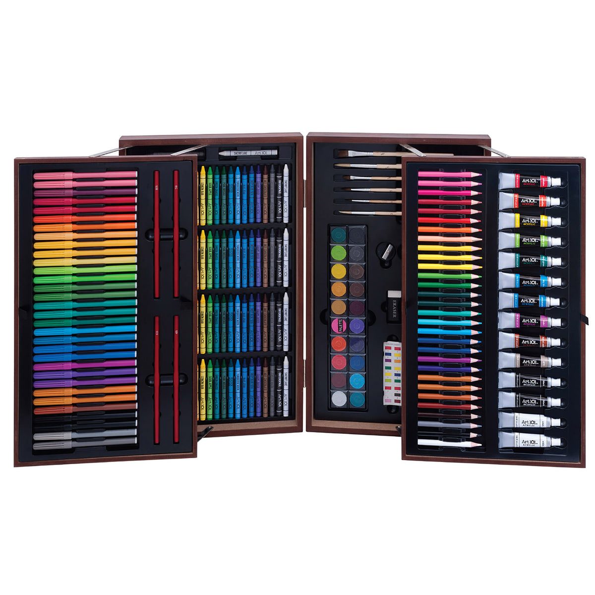 Art 101 Deluxe 215 Pieces Artist Wood Set