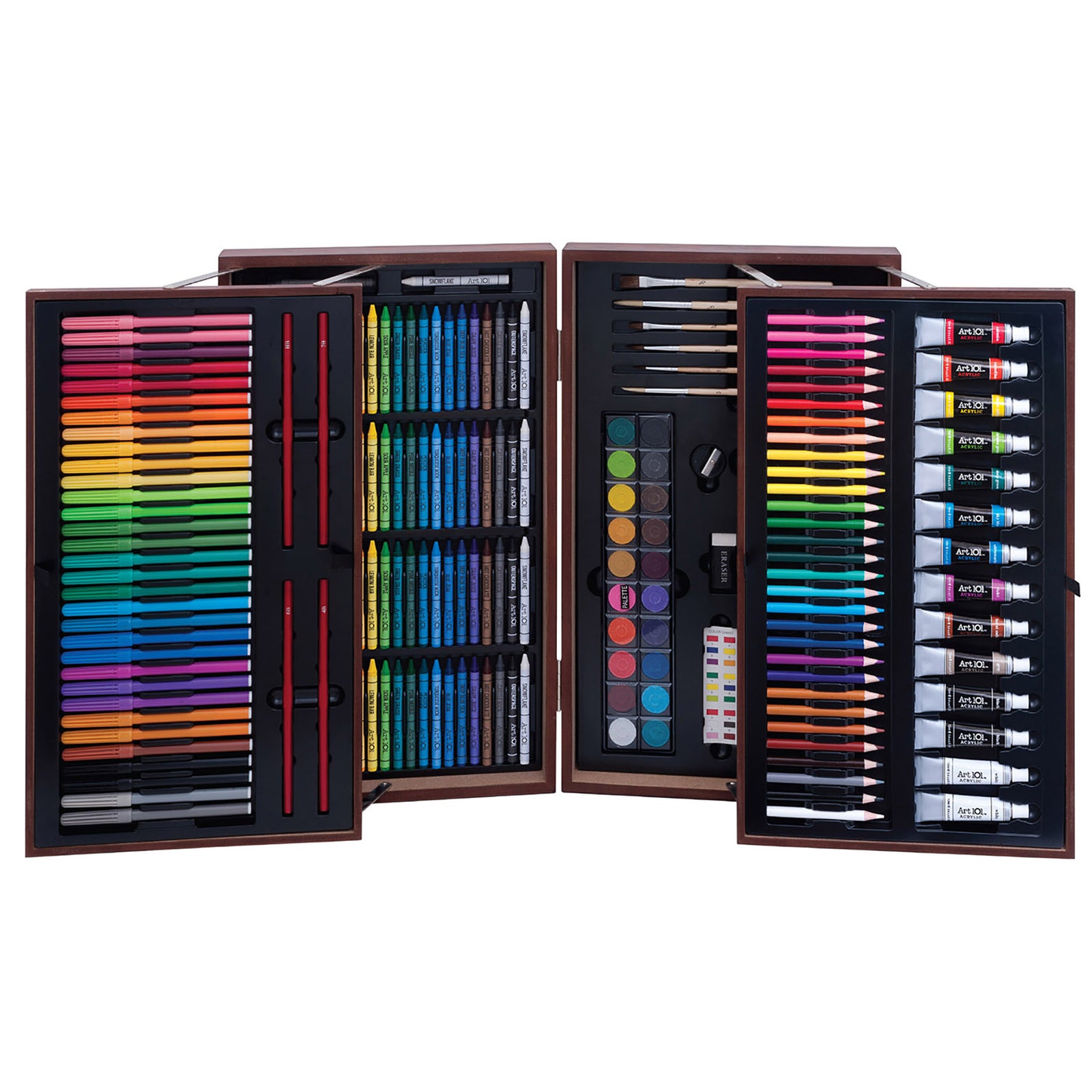 Art 101 Deluxe 215 Pieces Artist Wood Set
