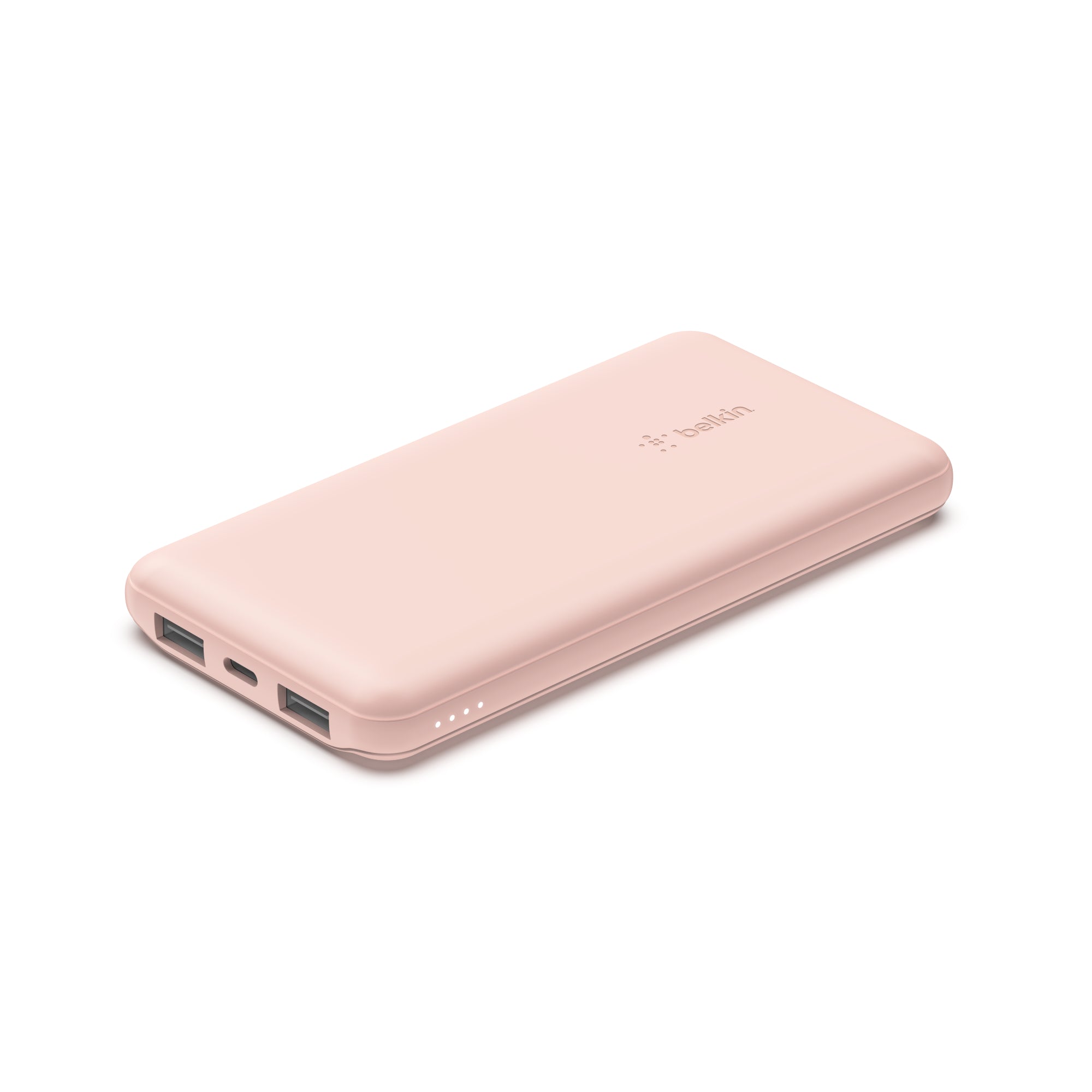 Belkin BoostCharge 10,000mAh 3-Port Power Bank Rose Gold