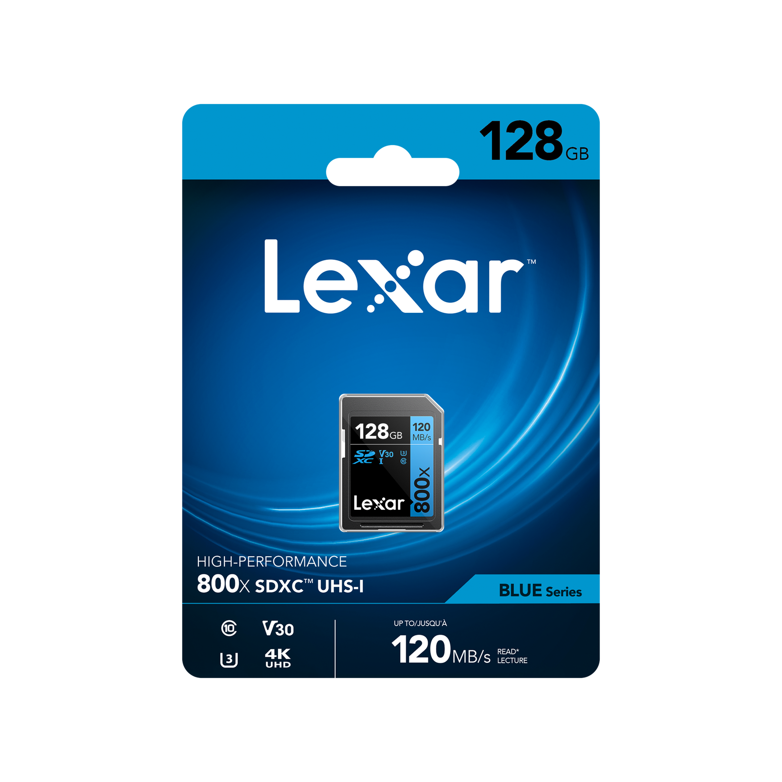 Lexar 800x Blue Series 128GB SDXC Memory Card