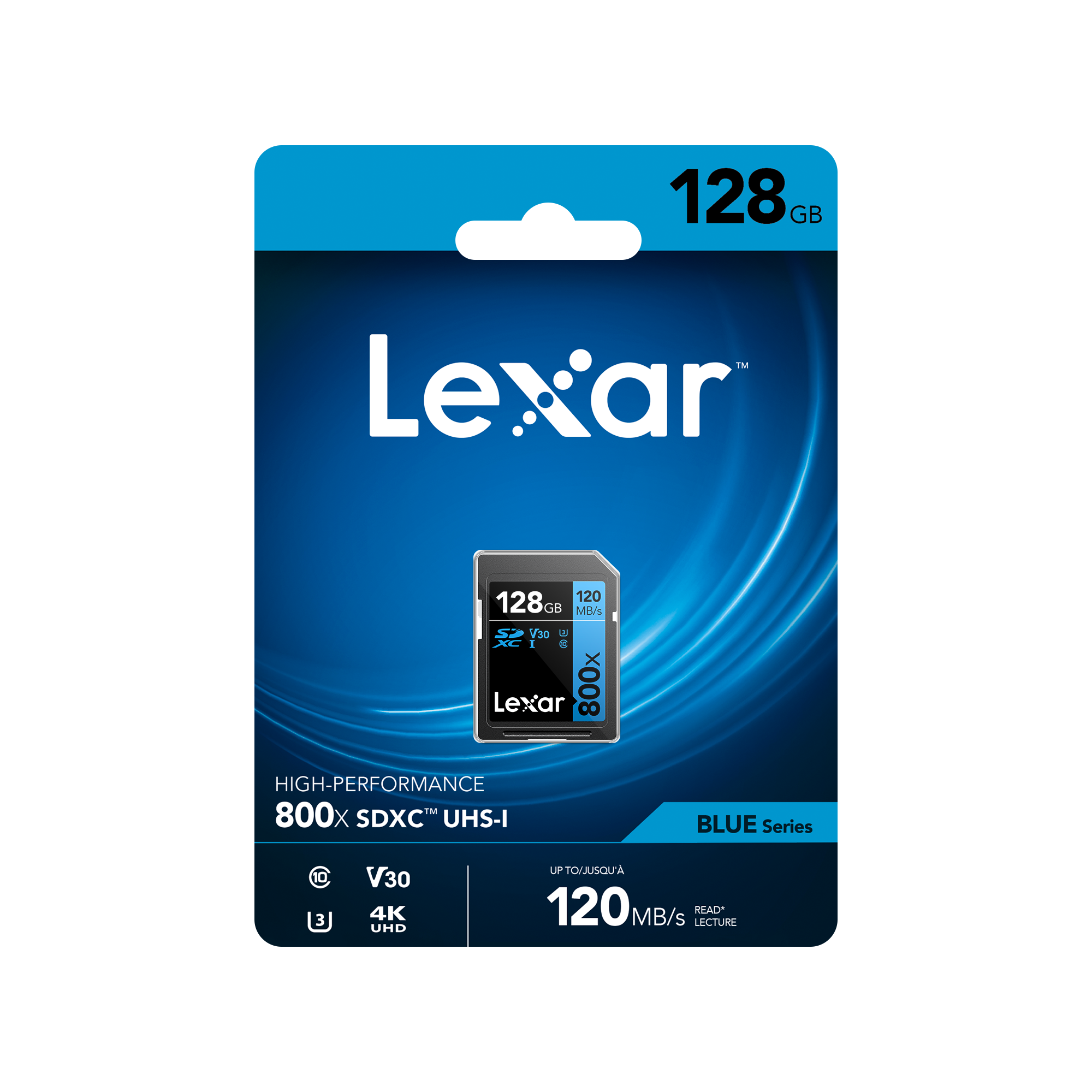 Lexar 800x Blue Series 128GB SDXC Memory Card