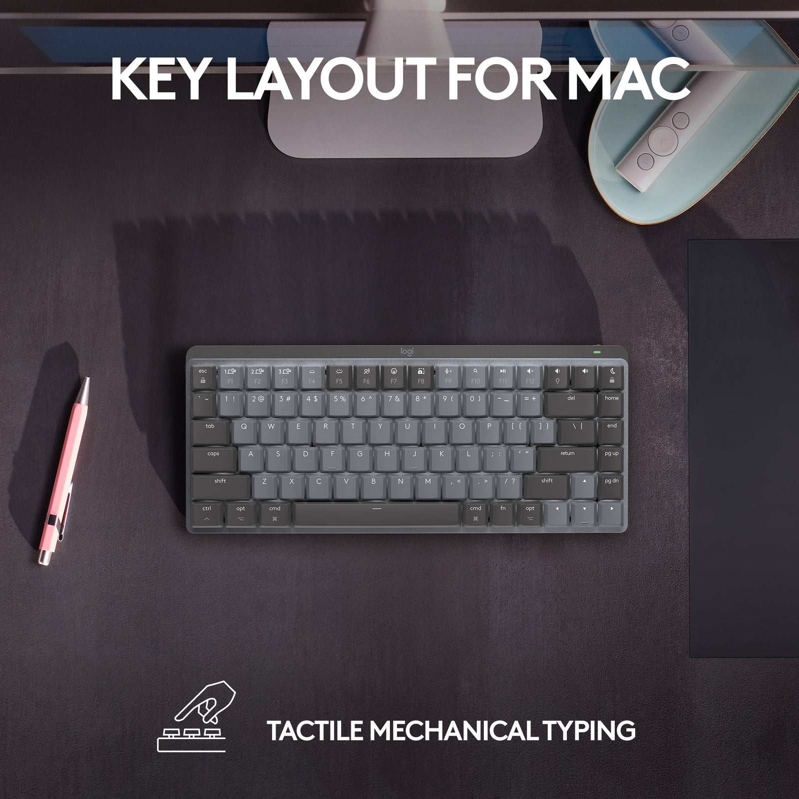 Logitech MX 920-010831 Mini Keyboard for Mac Space Grey