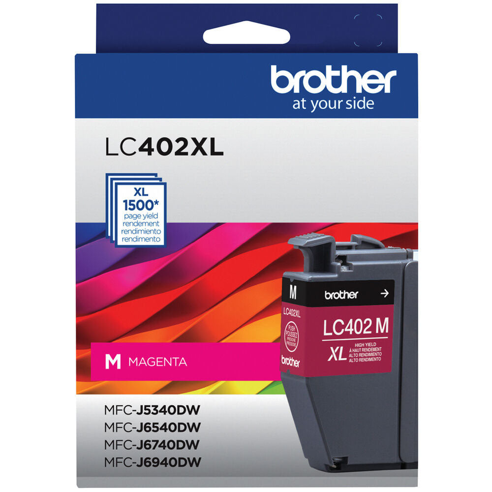 Brother Genuine LC402 Standard Yield Magenta Ink Cartridge