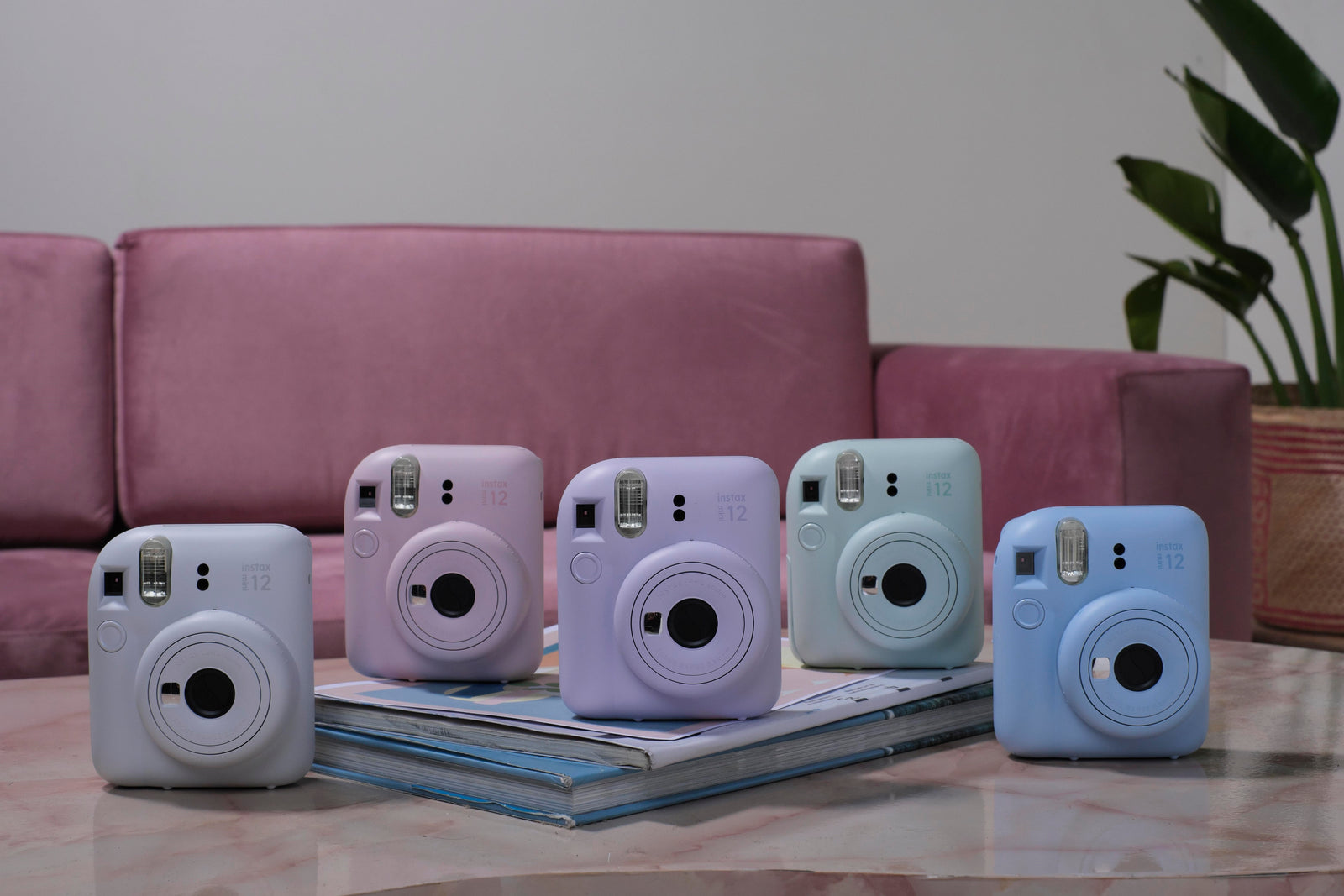 Fujifilm Instax Mini 12 Instant Camera Clay White