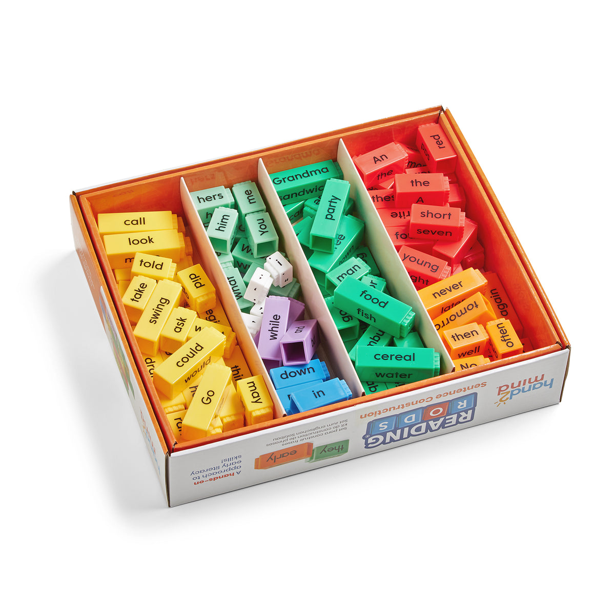 Hand2Mind Reading Rods Sentence Construction Set