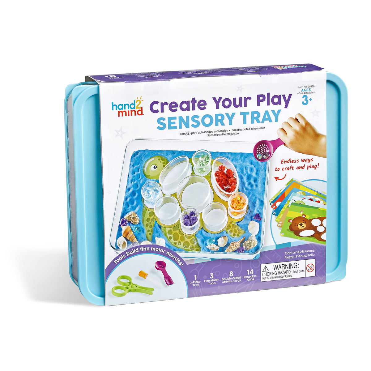 Hand2Mind Create Your Play Sensory Tray Multicolor