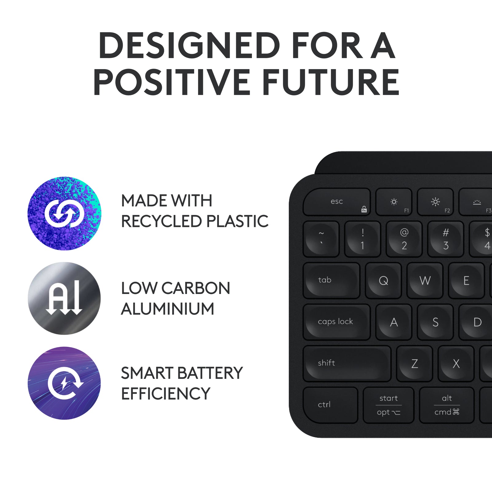 Logitech MX Keys S Wireless Keyboard Black