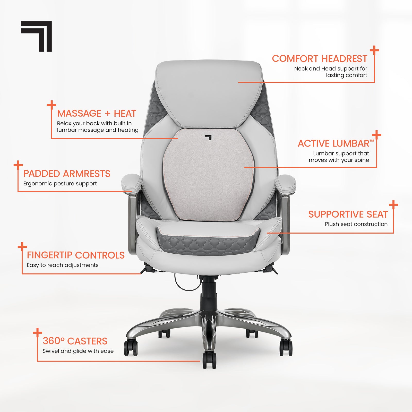 Sharper Image S-600 Active Lumbar Massage Chair