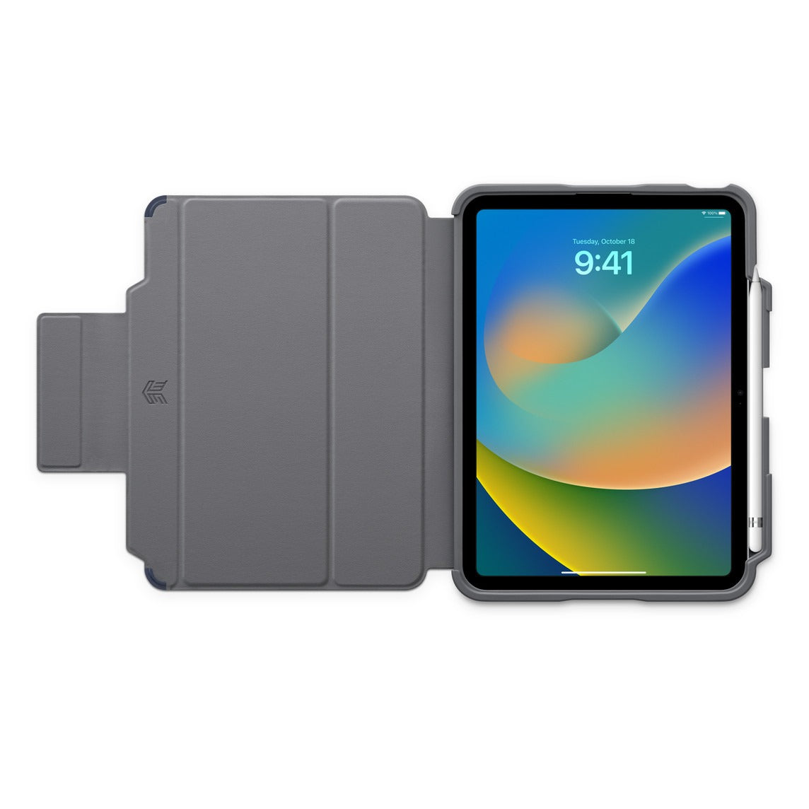 STM Dux Plus Folio Case for iPad 10th Gen Blue