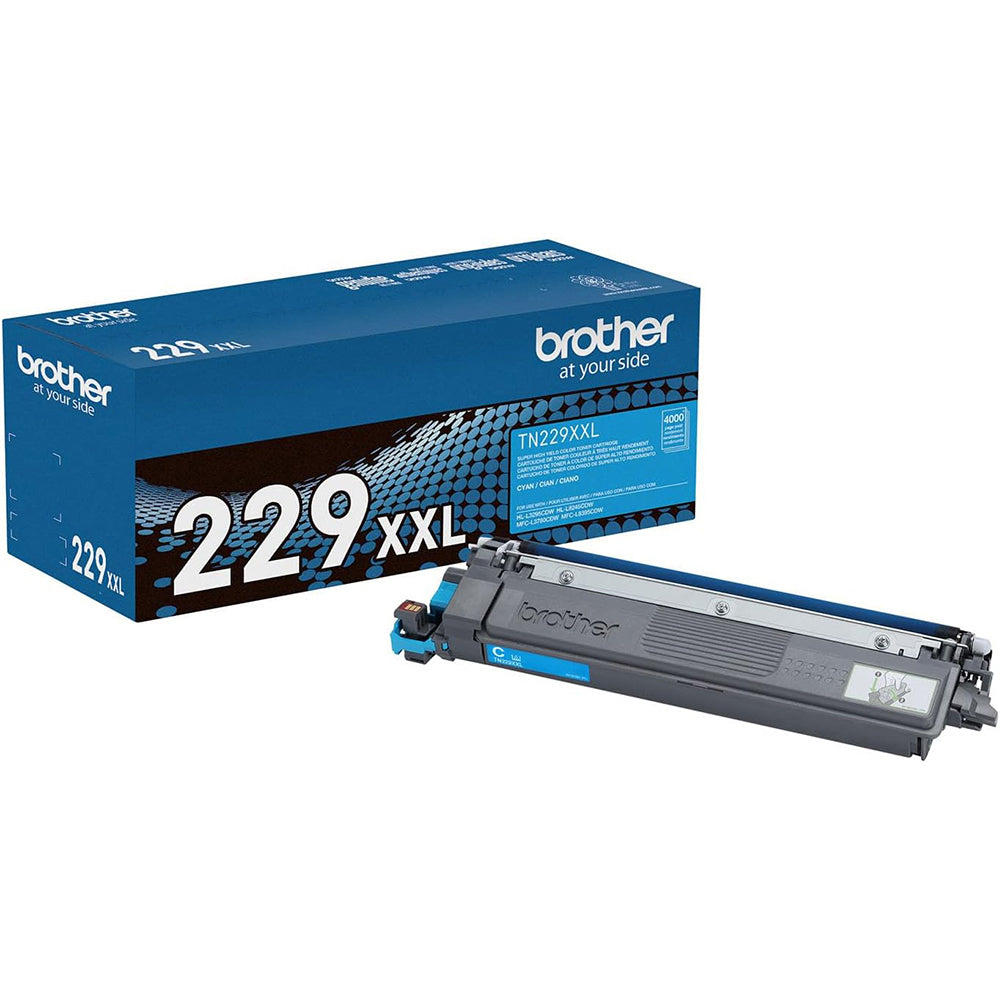 Brother TN229XXLC Super High Yield Toner Cartridge Cyan
