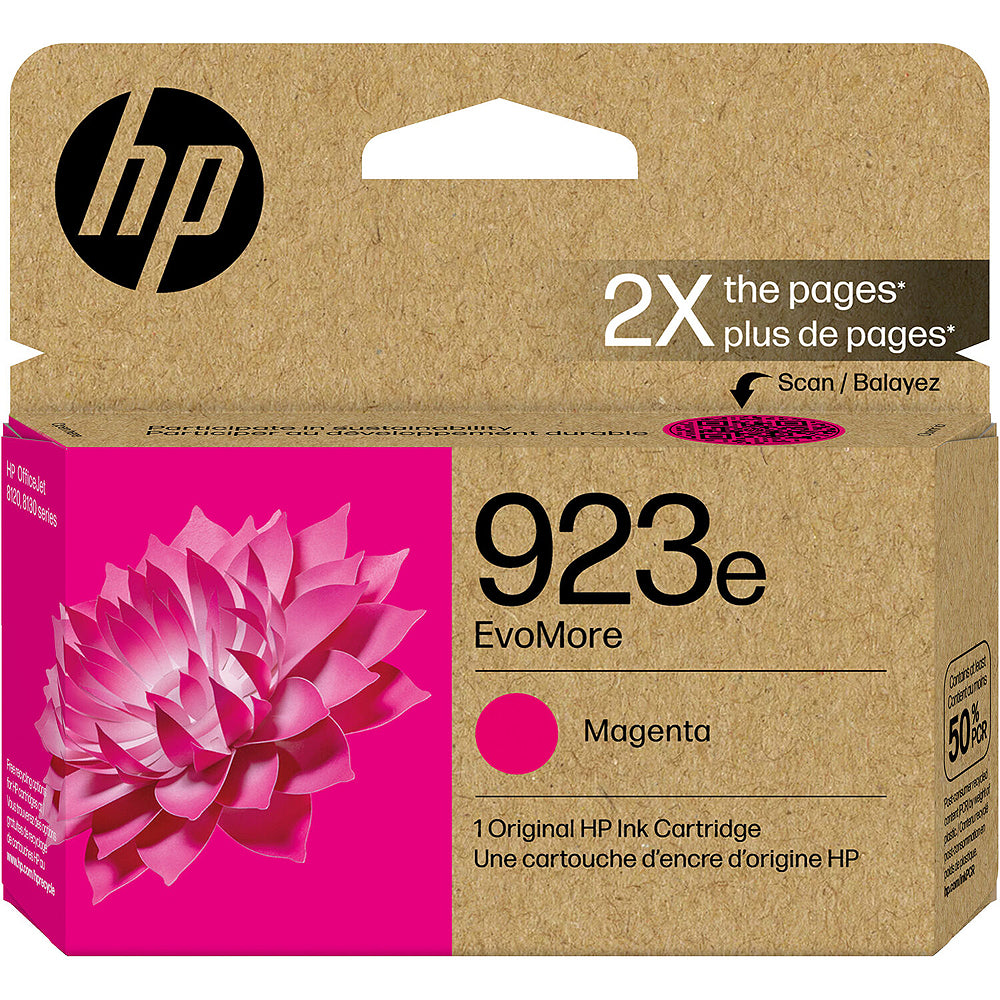 HP 923E EvoMore High Yield Ink Cartridge  Magenta