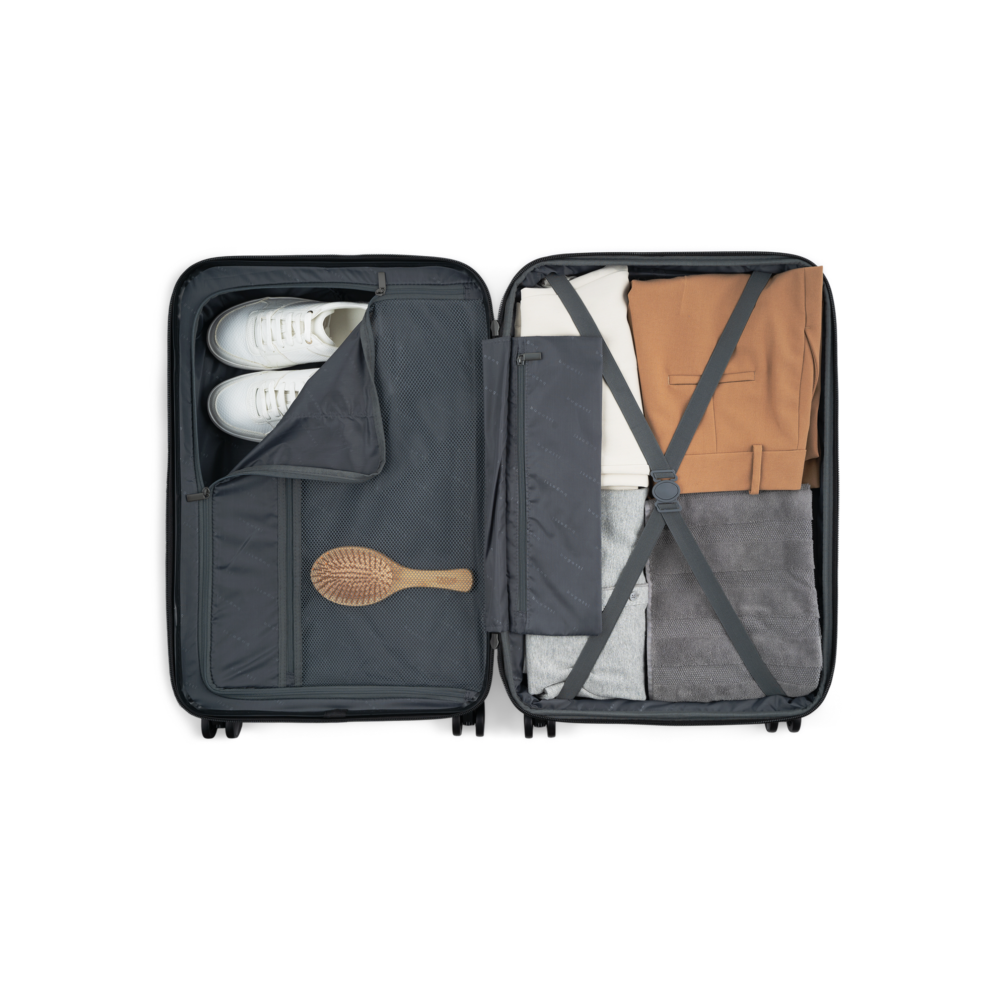 Bugatti Wellington 25.5" Hardside Check-In Luggage Cookie