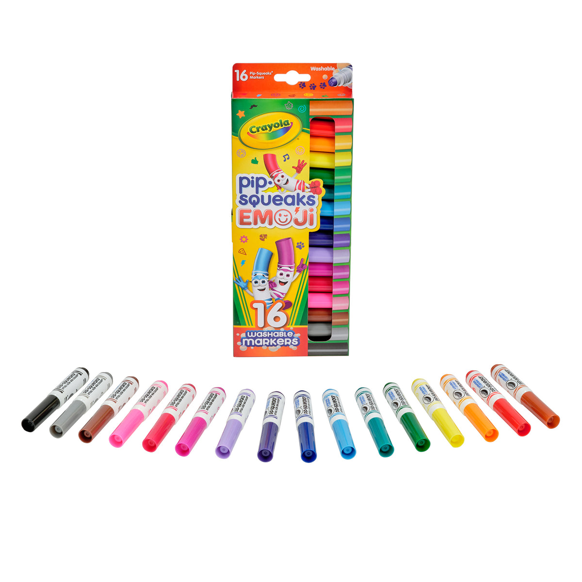 Crayola Pip Squeaks Stamper Markers 16/Box 3 Pack