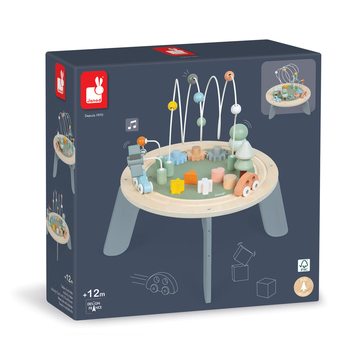 Janod Sweet Cocoon Activity Table
