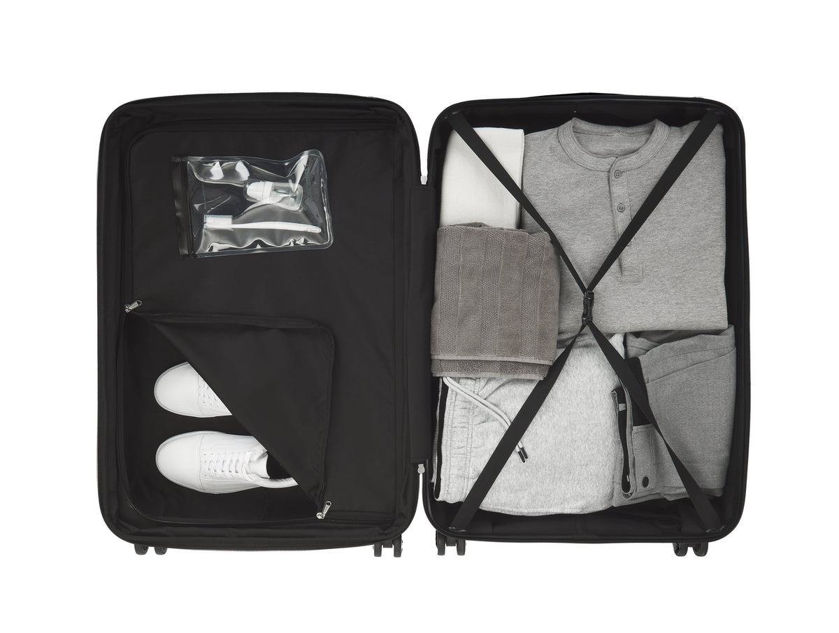 BondStreet Panoramic 30.5" Hardside Check-In Luggage Desert Grey