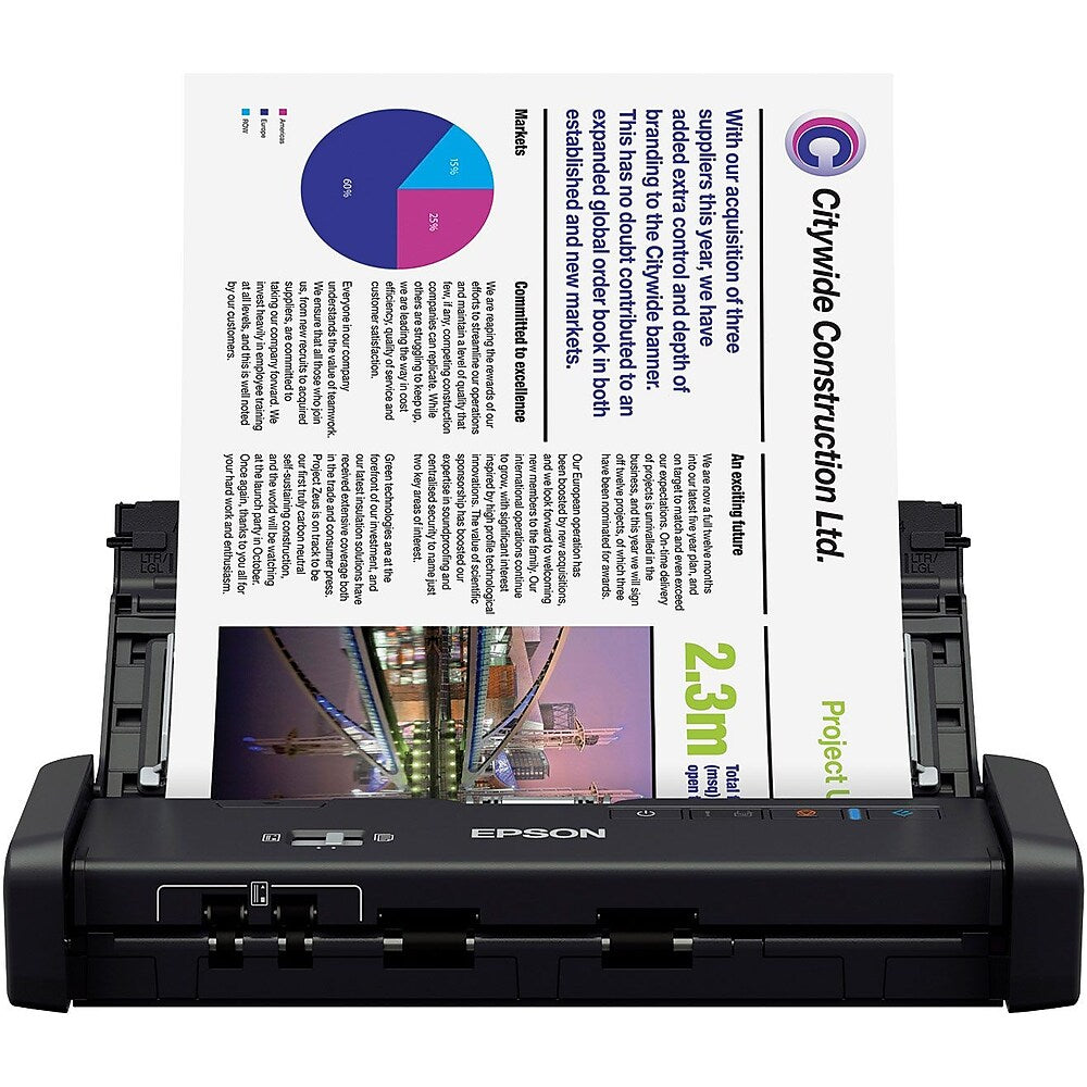 Epson WorkForce ES-200 Portable Duplex Document Scanner