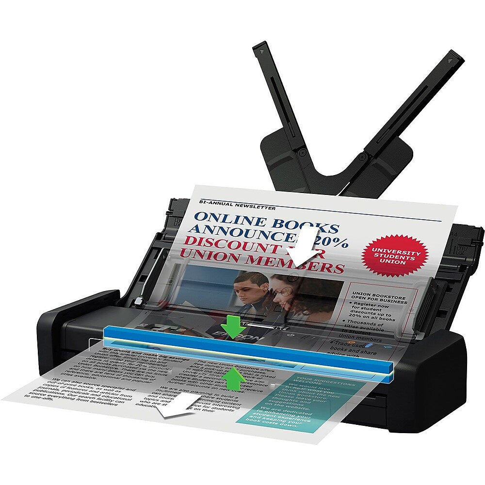 Epson WorkForce ES-200 Portable Duplex Document Scanner