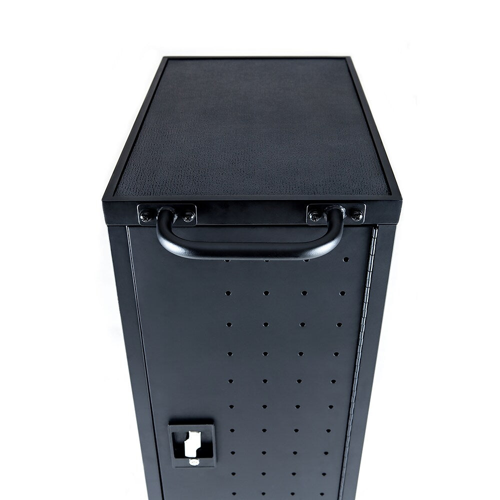 Luxor LLTP12-B 12-Laptop Chromebook Compact Charging Cart