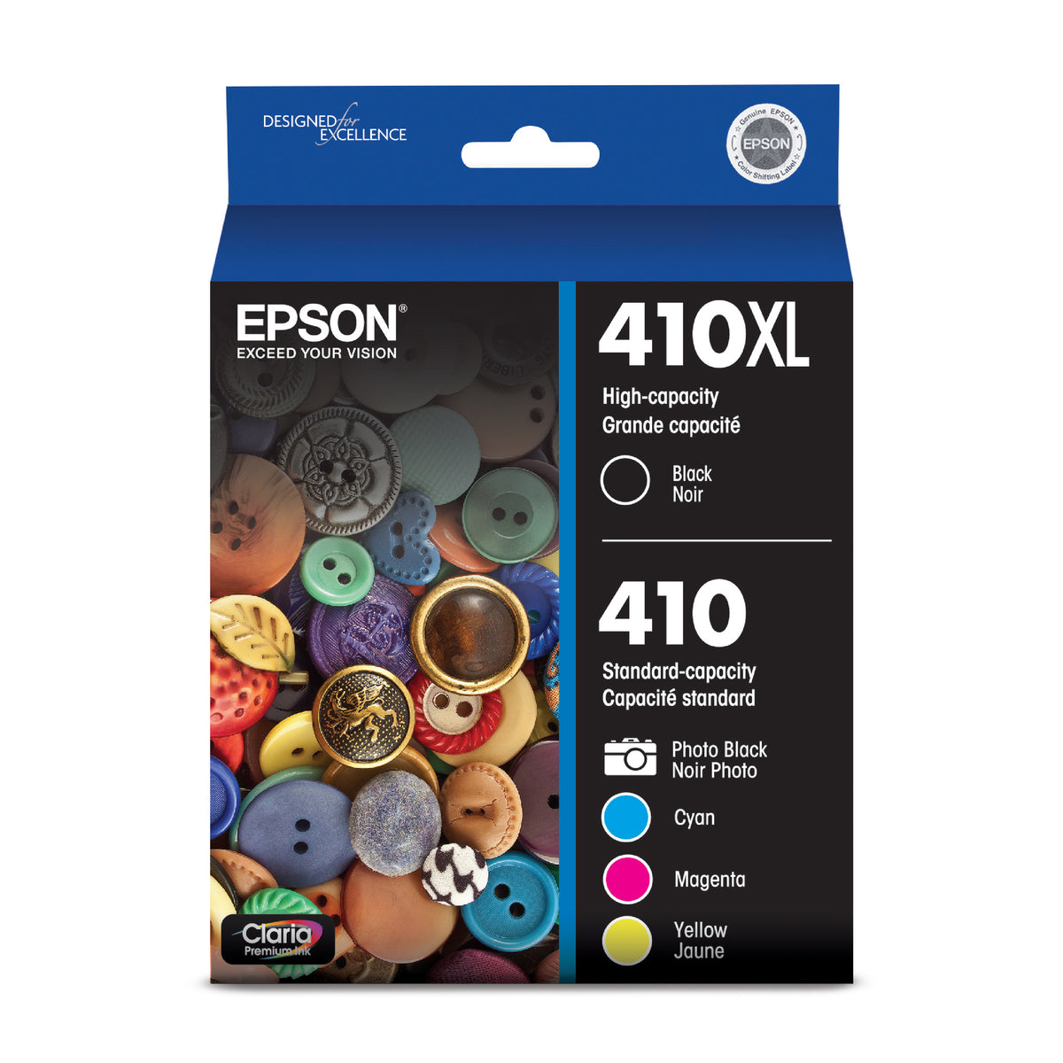 Epson T410 Ink Cartridge Black and Colour Combo