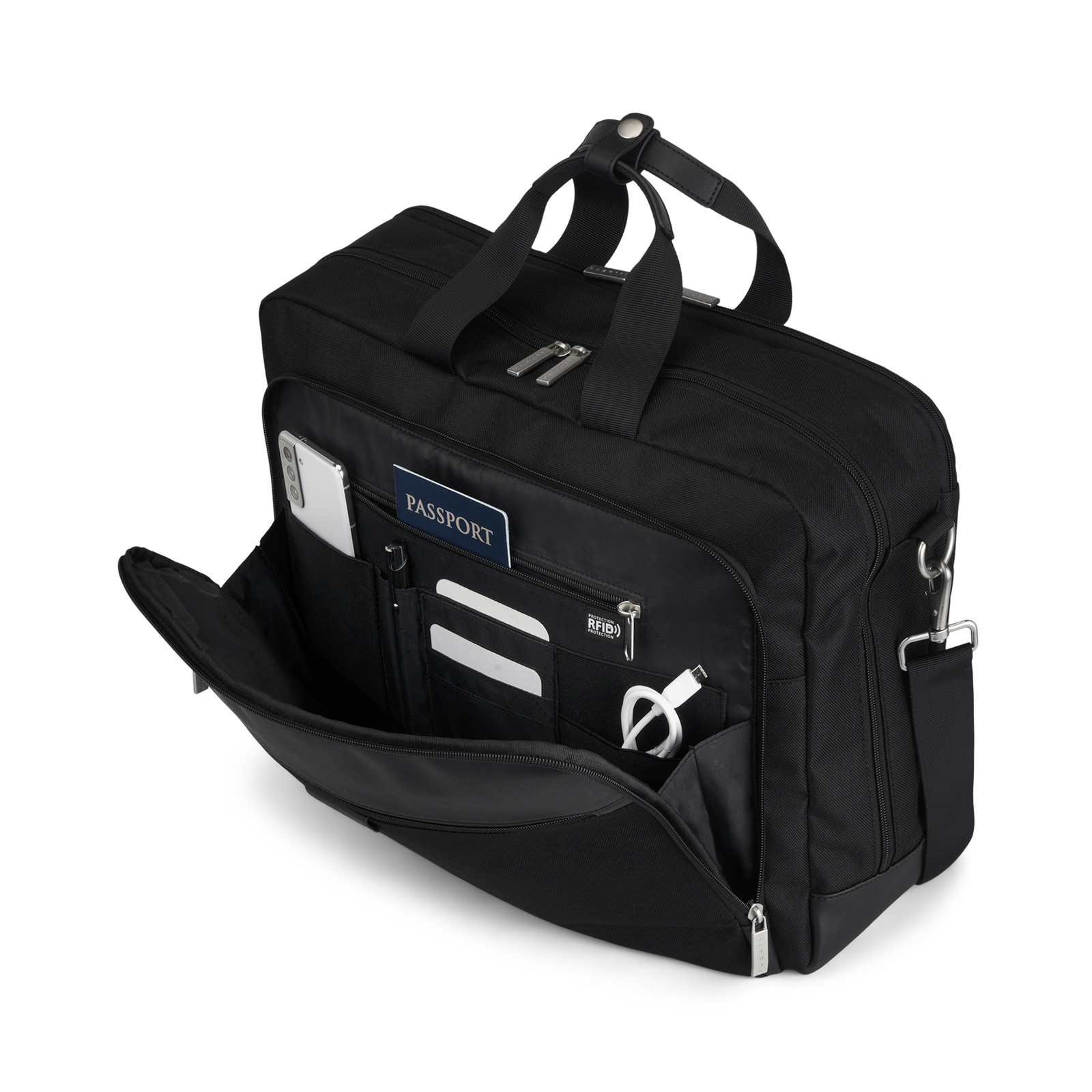 Bugatti Lucas Executive Briefcase Black