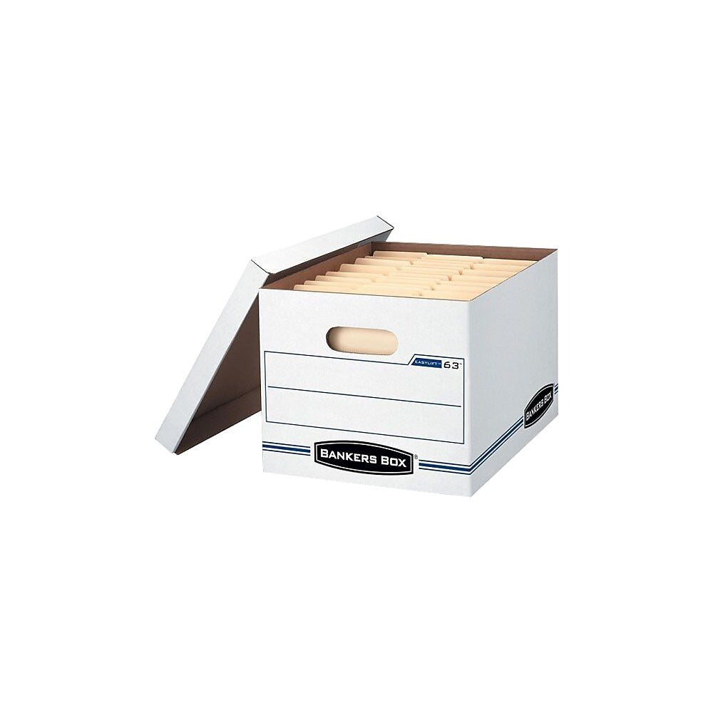 Bankers Box EasyLift 12 pack Storage Box White
